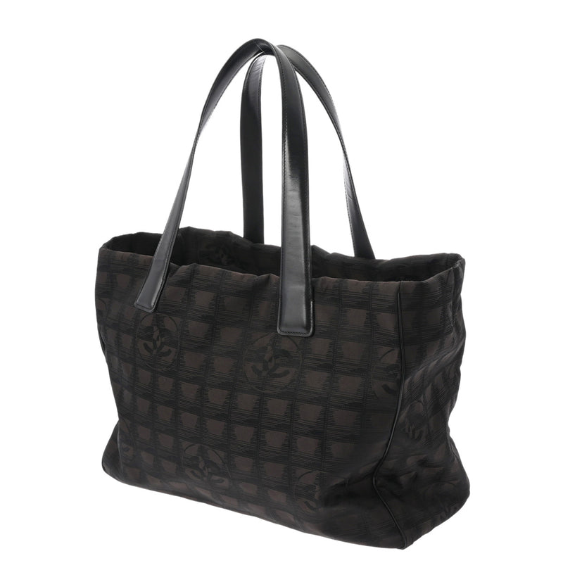 CHANEL シャネル ニュートラベルライン トート MM マロン レディース ナイロン ハンドバッグ ABランク 中古 銀蔵