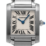 CARTIER カルティエ タンク フランセーズ SM W51008Q3 レディース 腕時計 クォーツ Aランク 中古 銀蔵