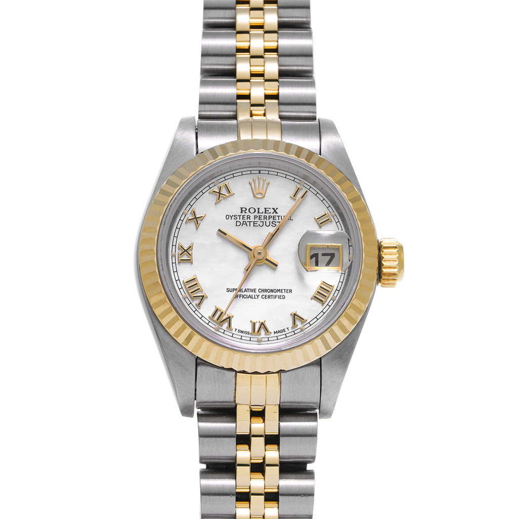 ロレックスデイトジャスト 10Pダイヤ レディース 腕時計 69173 ROLEX