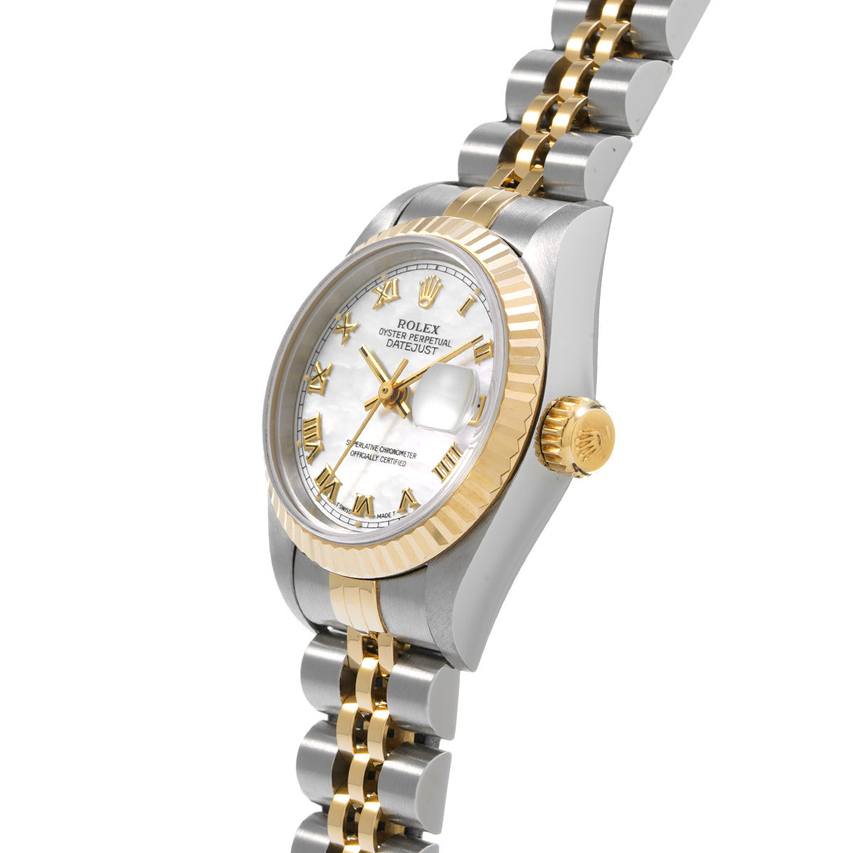 ロレックスデイトジャスト 10Pダイヤ レディース 腕時計 69173 ROLEX 