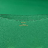 HERMES エルメス コンスタンス3 ミニ 18 ミロワール ミント B刻印(2023年頃) レディース シェーブル ショルダーバッグ 新同 中古 銀蔵