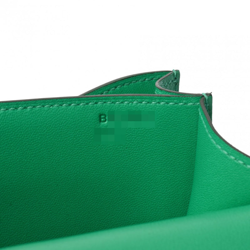 HERMES エルメス コンスタンス3 ミニ 18 ミロワール ミント B刻印(2023年頃) レディース シェーブル ショルダーバッグ 新同 中古 銀蔵