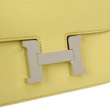 HERMES エルメス コンスタンス3 ミニ 18 ミロワール リモンチェッロ B刻印(2023年頃) レディース シェーブル ショルダーバッグ 新同 中古 銀蔵