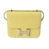 HERMES エルメス コンスタンス3 ミニ 18 ミロワール リモンチェッロ B刻印(2023年頃) レディース シェーブル ショルダーバッグ 新同 中古 銀蔵