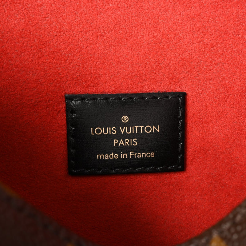 LOUIS VUITTON ルイヴィトン モノグラム ポシェットメティス MM 2WAY ブラウン レッド M44668 レディース モノグラムキャンバス ハンドバッグ ABランク 中古 銀蔵