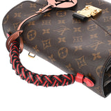 LOUIS VUITTON ルイヴィトン モノグラム ポシェットメティス MM 2WAY ブラウン レッド M44668 レディース モノグラムキャンバス ハンドバッグ ABランク 中古 銀蔵