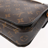 LOUIS VUITTON ルイヴィトン モノグラム ポシェットメティス MM 2WAY ブラウン レッド M44668 レディース モノグラムキャンバス ハンドバッグ ABランク 中古 銀蔵