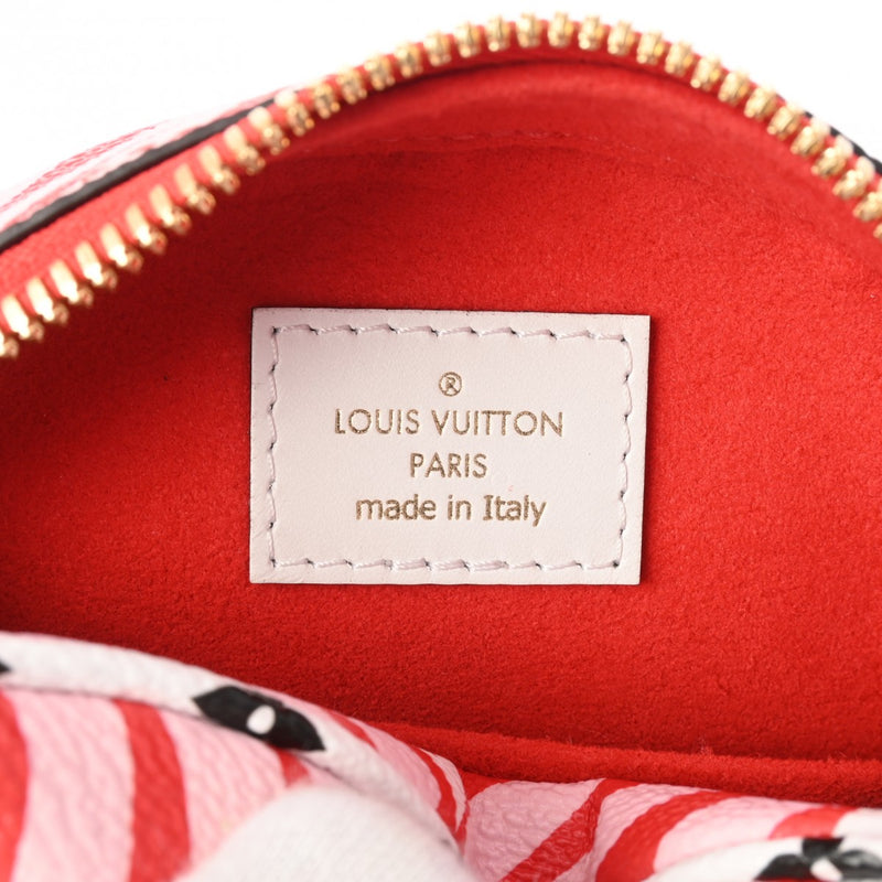 LOUIS VUITTON ルイヴィトン LV クラフティ ボワットシャポー スープル ホワイト/レッド N45364 レディース モノグラムキャンバス ショルダーバッグ 新同 中古 銀蔵