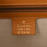 GUCCI グッチ ディズニーコラボ GG柄 ブラウン 602694 レディース GGスプリームキャンバス/レザー ショルダーバッグ Aランク 中古 銀蔵