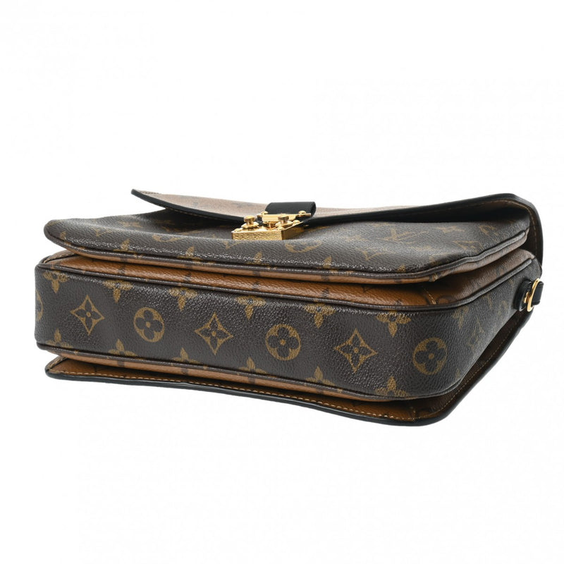 LOUIS VUITTON ルイヴィトン モノグラムリバース ポシェットメティス MM ブラウン M44876 レディース モノグラムリバース キャンバス 2WAYバッグ ABランク 中古 銀蔵