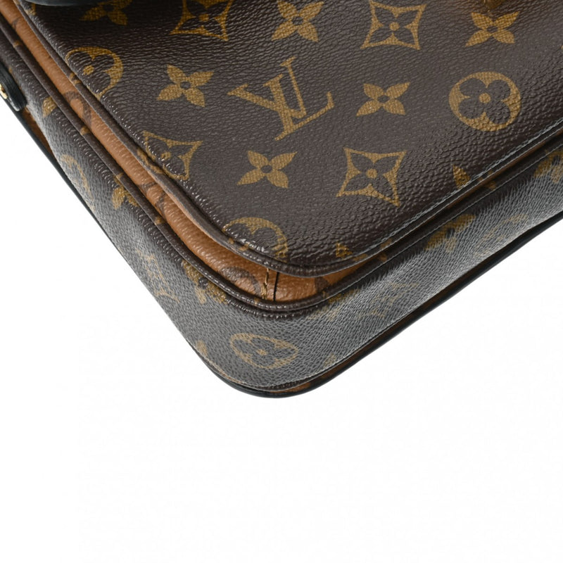 LOUIS VUITTON ルイヴィトン モノグラムリバース ポシェットメティス MM ブラウン M44876 レディース モノグラムリバース キャンバス 2WAYバッグ ABランク 中古 銀蔵