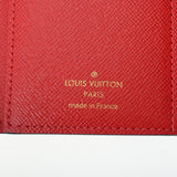 LOUIS VUITTON ルイヴィトン ダミエ ポルトフォイユ ヴィクトリーヌ  ルージュ N41659 レディース ダミエキャンバス 三つ折り財布 Aランク 中古 銀蔵