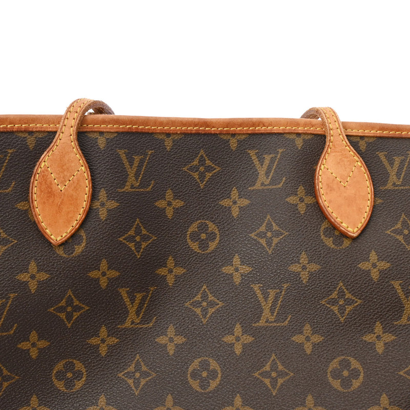 LOUIS VUITTON ルイヴィトン モノグラム ネヴァーフル MM ブラウン M40156 レディース モノグラムキャンバス トートバッグ Bランク 中古 銀蔵