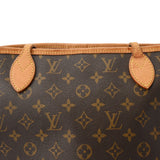 LOUIS VUITTON ルイヴィトン モノグラム ネヴァーフル MM ブラウン M40156 レディース モノグラムキャンバス トートバッグ Bランク 中古 銀蔵