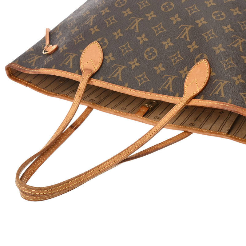 LOUIS VUITTON ルイヴィトン モノグラム ネヴァーフル MM ブラウン M40156 レディース モノグラムキャンバス トートバッグ Bランク 中古 銀蔵