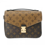 LOUIS VUITTON ルイヴィトン モノグラムリバース ポシェットメティス MM ブラウン M44876 レディース モノグラムリバース キャンバス 2WAYバッグ Aランク 中古 銀蔵