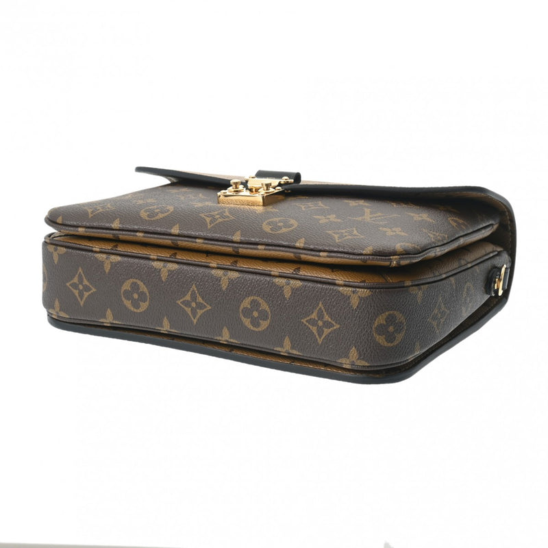 LOUIS VUITTON ルイヴィトン モノグラムリバース ポシェットメティス MM ブラウン M44876 レディース モノグラムリバース キャンバス 2WAYバッグ Aランク 中古 銀蔵