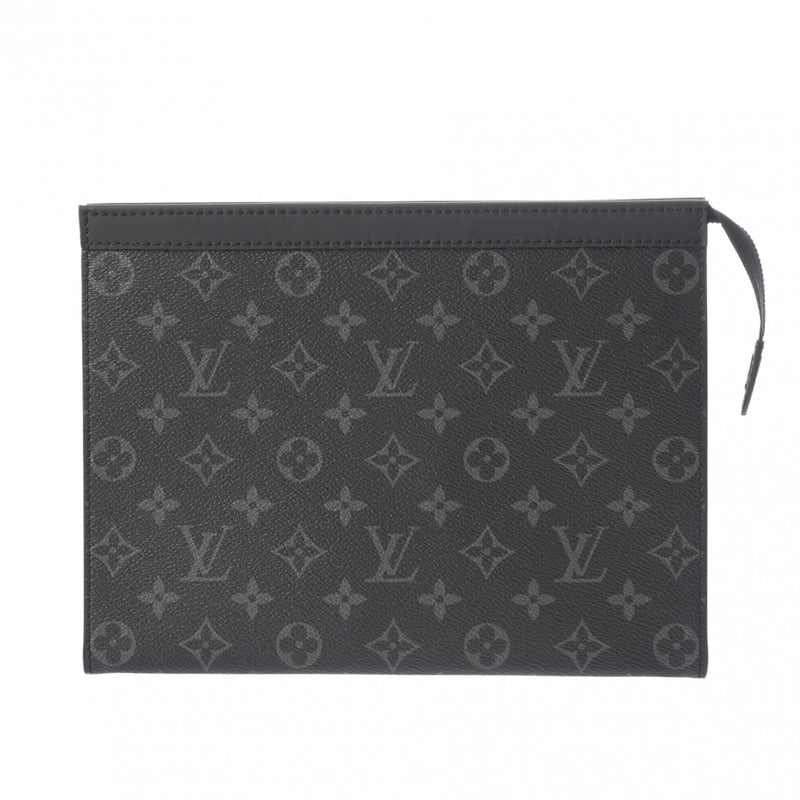 LOUIS VUITTON ルイヴィトン モノグラムエクリプス ポシェットボワヤージュ MM 黒 M61692 メンズ モノグラムキャンバス セカンドバッグ Aランク 中古 銀蔵