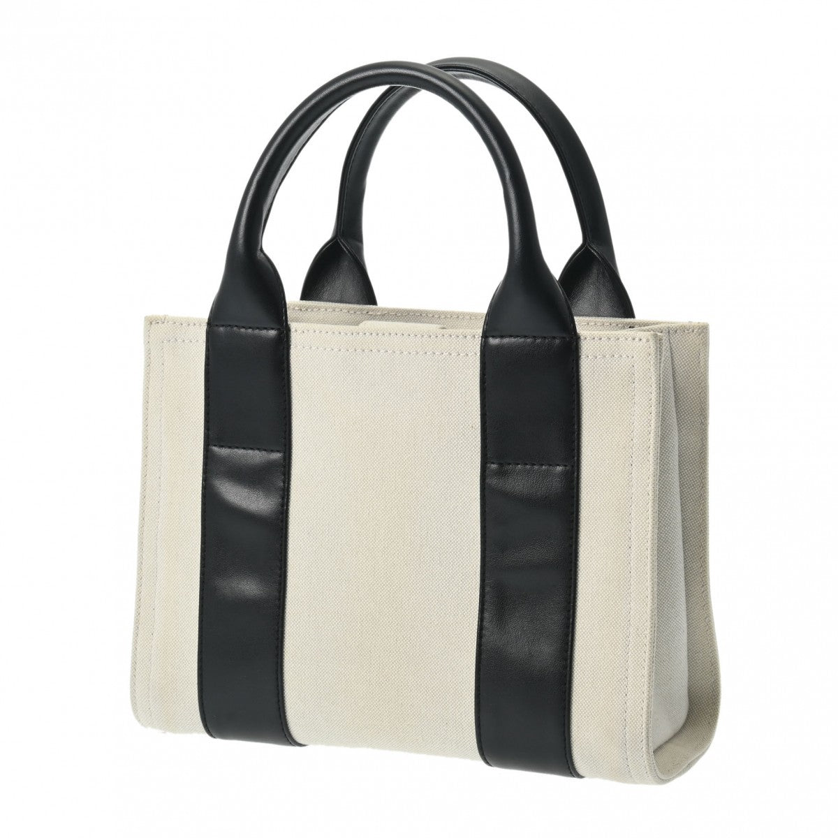 BALENCIAGA バレンシアガ トレード XS 黒/ベージュ シルバー金具 