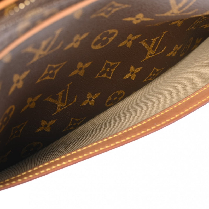 LOUIS VUITTON ルイヴィトン モノグラム リポーター PM ブラウン M45254 ユニセックス モノグラムキャンバス ショルダーバッグ ABランク 中古 銀蔵