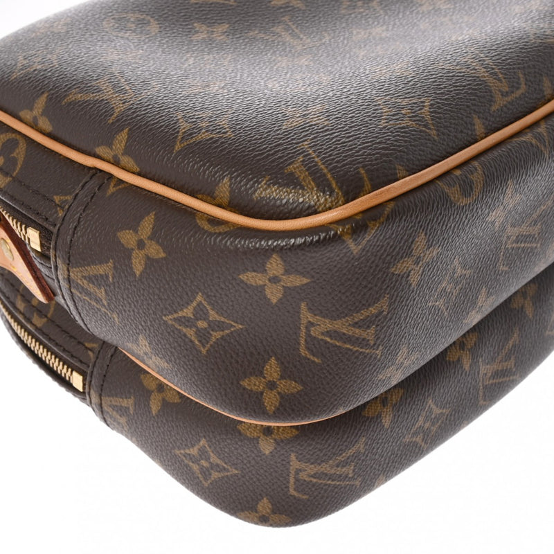 LOUIS VUITTON ルイヴィトン モノグラム リポーター PM ブラウン M45254 ユニセックス モノグラムキャンバス ショルダーバッグ ABランク 中古 銀蔵