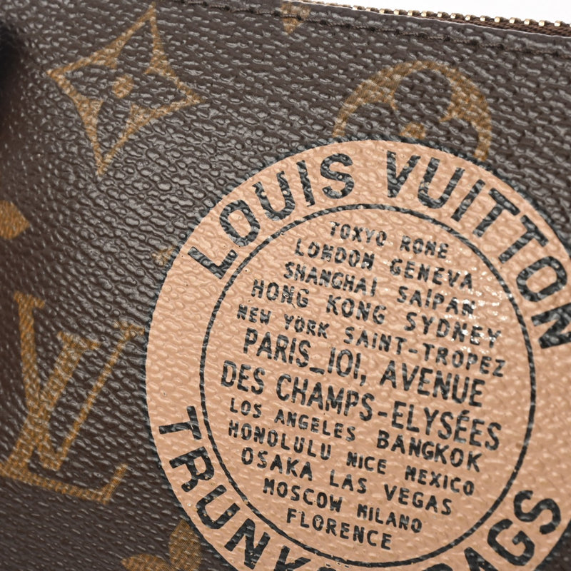 LOUIS VUITTON ルイヴィトン モノグラム ミニポシェットアクセソワール T＆B ブラウン M60153 レディース モノグラムキャンバス アクセサリーポーチ Bランク 中古 銀蔵