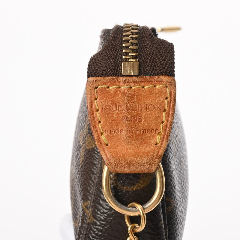 LOUIS VUITTON ルイヴィトン モノグラム ミニポシェットアクセソワール T＆B ブラウン M60153 レディース モノグラムキャンバス アクセサリーポーチ Bランク 中古 銀蔵