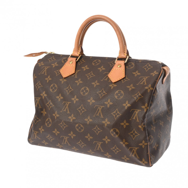 LOUIS VUITTON ルイヴィトン モノグラム スピーディ 30 ブラウン M41526 レディース モノグラムキャンバス ハンドバッグ ABランク 中古 銀蔵