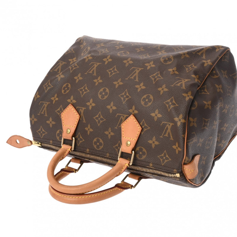 LOUIS VUITTON ルイヴィトン モノグラム スピーディ 30 ブラウン M41526 レディース モノグラムキャンバス ハンドバッグ ABランク 中古 銀蔵