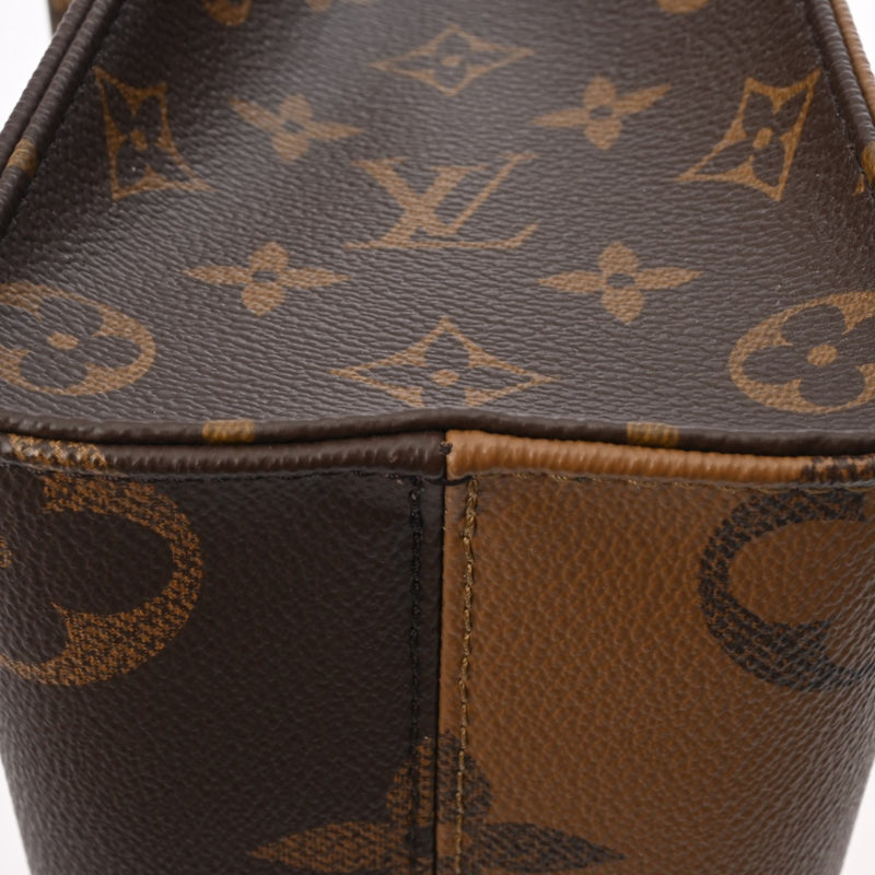 LOUIS VUITTON ルイヴィトン モノグラムリバース オンザゴー PM 2WAY ブラウン M46373 レディース モノグラムキャンバス ハンドバッグ Aランク 中古 銀蔵