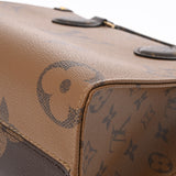 LOUIS VUITTON ルイヴィトン モノグラムリバース オンザゴー PM 2WAY ブラウン M46373 レディース モノグラムキャンバス ハンドバッグ Aランク 中古 銀蔵