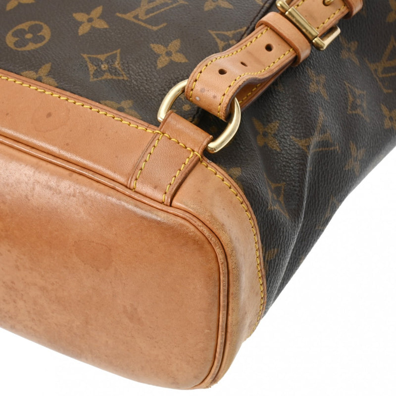 LOUIS VUITTON ルイヴィトン モノグラム ミニモンスリ ブラウン M51137 レディース モノグラムキャンバス リュック・デイパック Bランク 中古 銀蔵