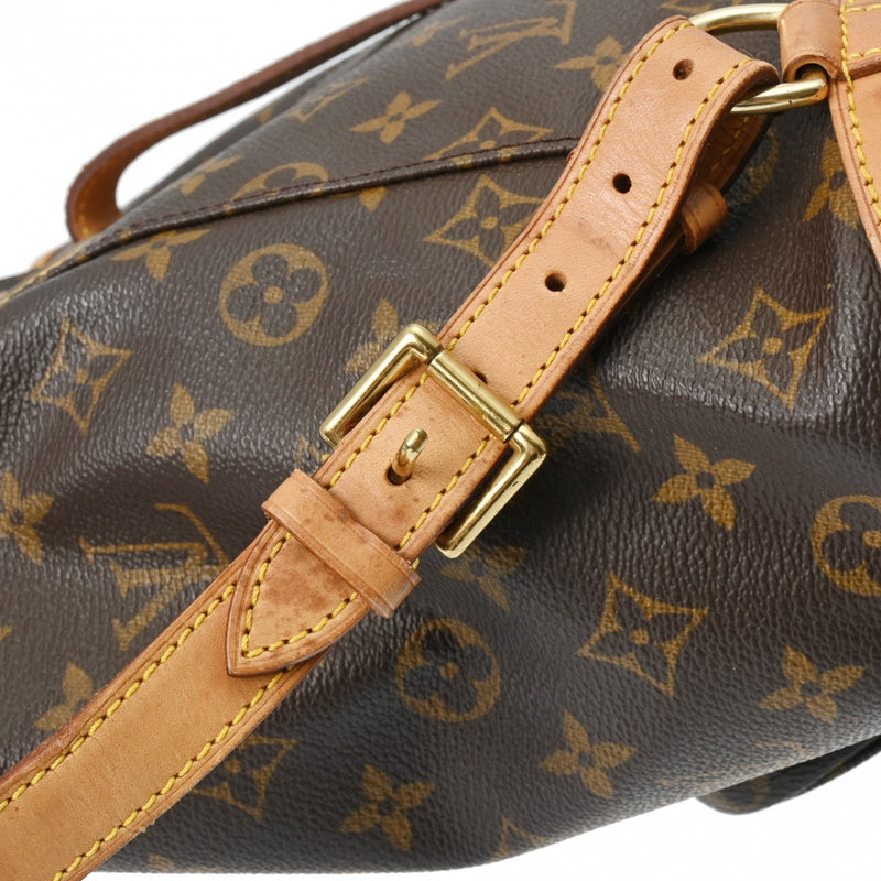 LOUIS VUITTON ルイヴィトン モノグラム ミニモンスリ ブラウン M51137 レディース モノグラムキャンバス リュック・デイパック Bランク 中古 銀蔵