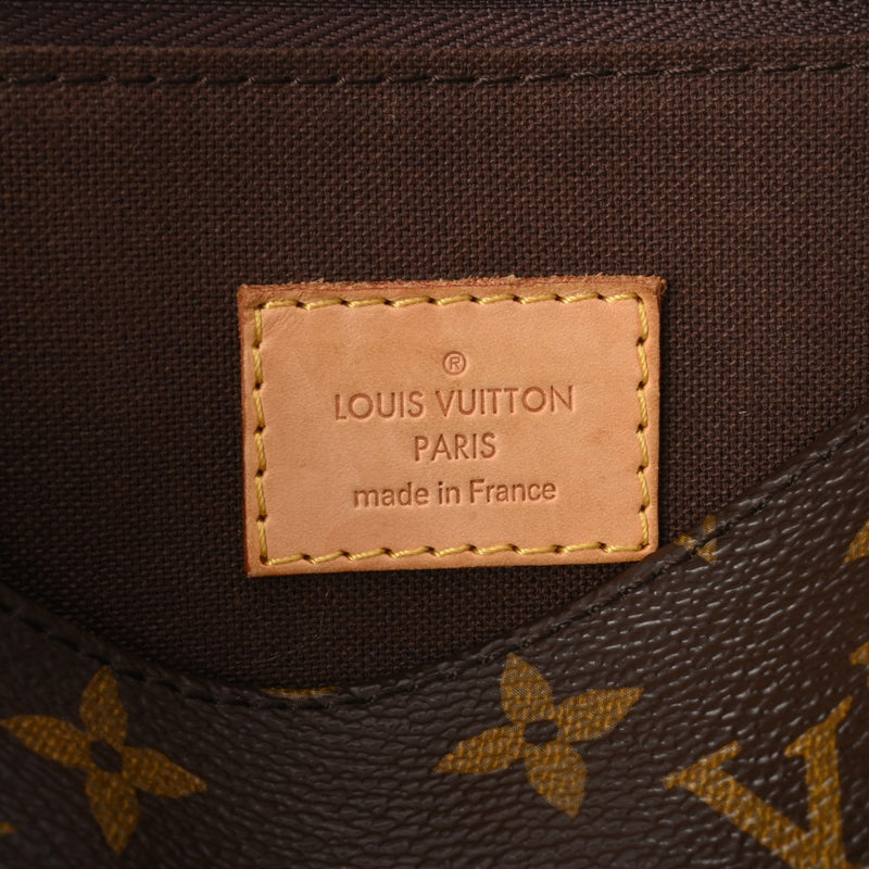 LOUIS VUITTON ルイヴィトン モノグラム メニルモンタン PM ブラウン M40474 レディース モノグラムキャンバス ショルダーバッグ Bランク 中古 銀蔵