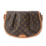 LOUIS VUITTON ルイヴィトン モノグラム メニルモンタン PM ブラウン M40474 レディース モノグラムキャンバス ショルダーバッグ Bランク 中古 銀蔵