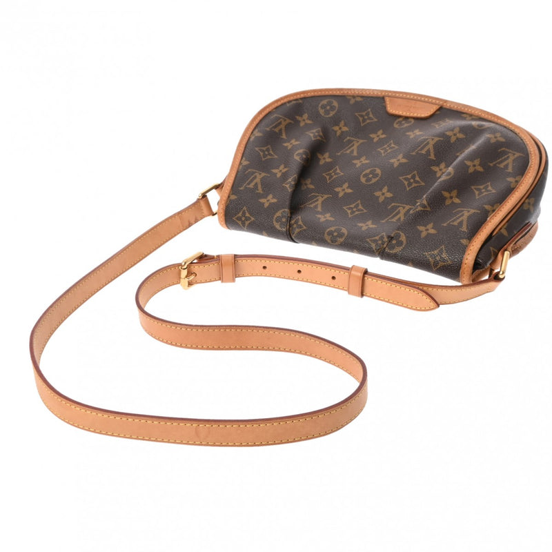 LOUIS VUITTON ルイヴィトン モノグラム メニルモンタン PM ブラウン M40474 レディース モノグラムキャンバス ショルダーバッグ Bランク 中古 銀蔵