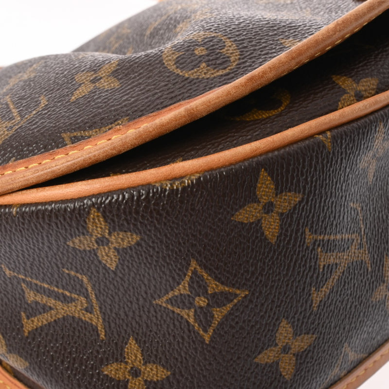 LOUIS VUITTON ルイヴィトン モノグラム メニルモンタン PM ブラウン M40474 レディース モノグラムキャンバス ショルダーバッグ Bランク 中古 銀蔵