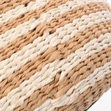 Chloe クロエ ウッディ スモール バケット 2WAY 黒/白/ベージュ レディース レザー ラフィア ショルダーバッグ Aランク 中古 銀蔵