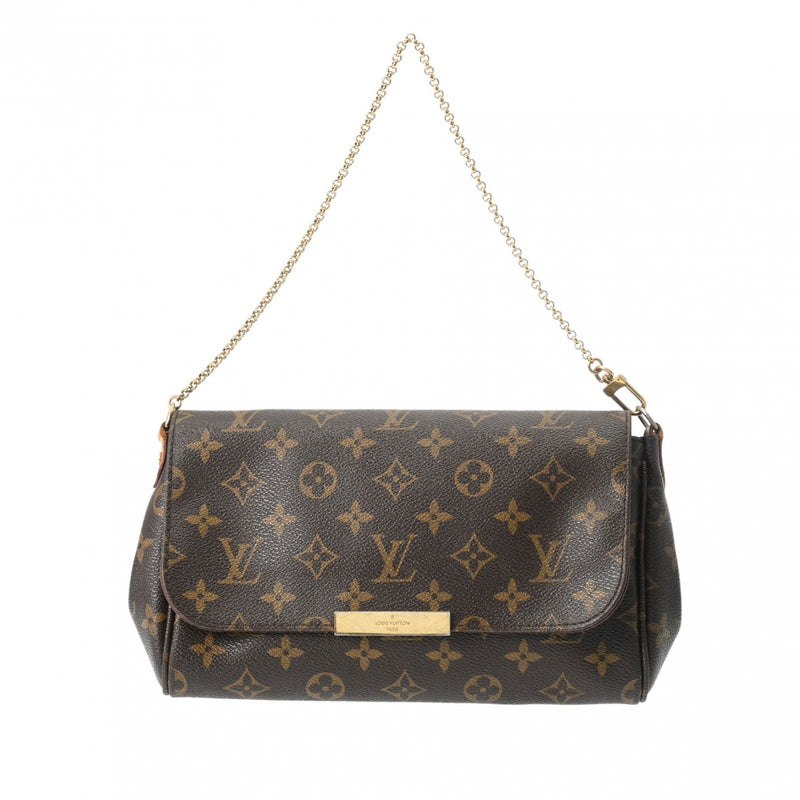 LOUIS VUITTON ルイヴィトン モノグラム フェイボリット MM 2WAY ブラウン M40718 レディース モノグラムキャンバス ショルダーバッグ Bランク 中古 銀蔵