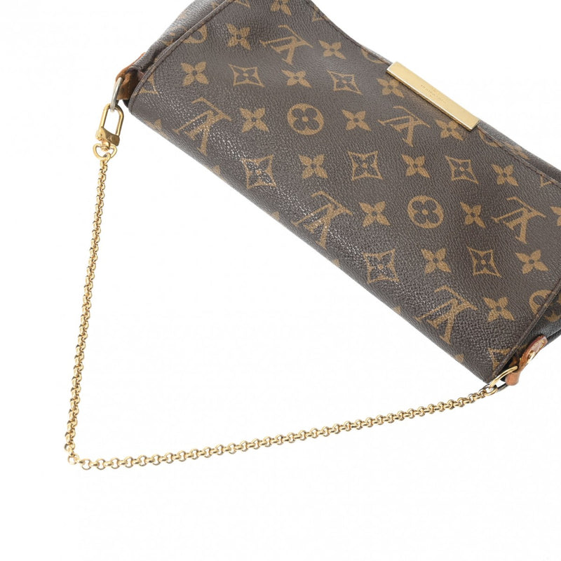 LOUIS VUITTON ルイヴィトン モノグラム フェイボリット MM 2WAY ブラウン M40718 レディース モノグラムキャンバス ショルダーバッグ Bランク 中古 銀蔵