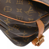 LOUIS VUITTON ルイヴィトン モノグラム ソミュール 30 ブラウン M42256 レディース モノグラムキャンバス ショルダーバッグ Bランク 中古 銀蔵