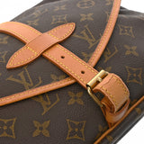 LOUIS VUITTON ルイヴィトン モノグラム ソミュール 30 ブラウン M42256 レディース モノグラムキャンバス ショルダーバッグ Bランク 中古 銀蔵