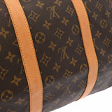 LOUIS VUITTON ルイヴィトン モノグラム キーポル 55 ブラウン M41424 ユニセックス モノグラムキャンバス ボストンバッグ Bランク 中古 銀蔵