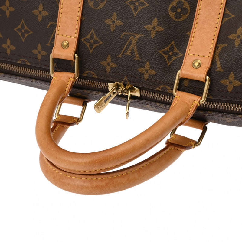 LOUIS VUITTON ルイヴィトン モノグラム キーポル 55 ブラウン M41424 ユニセックス モノグラムキャンバス ボストンバッグ Bランク 中古 銀蔵