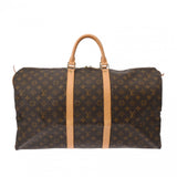 LOUIS VUITTON ルイヴィトン モノグラム キーポル 55 ブラウン M41424 ユニセックス モノグラムキャンバス ボストンバッグ Bランク 中古 銀蔵