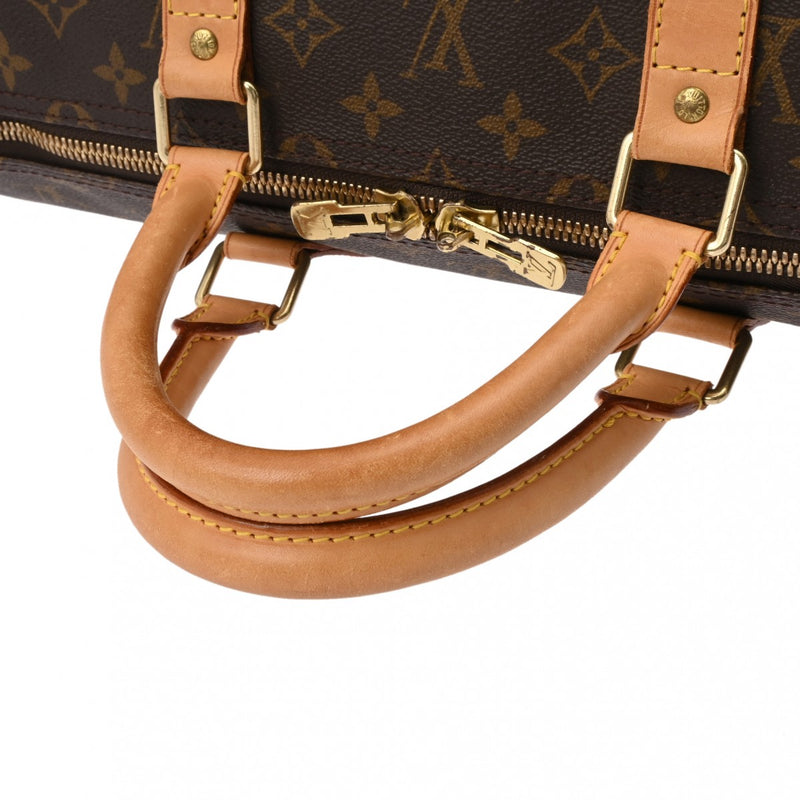 LOUIS VUITTON ルイヴィトン モノグラム キーポル 55 ブラウン M41424 ユニセックス モノグラムキャンバス ボストンバッグ Bランク 中古 銀蔵