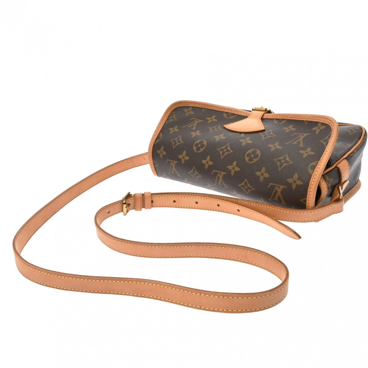LOUIS VUITTON ルイヴィトン モノグラム ソローニュ ブラウン M42250 