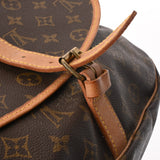 LOUIS VUITTON ルイヴィトン モノグラム ソミュール 35 ブラウン M42254 レディース モノグラムキャンバス ショルダーバッグ Bランク 中古 銀蔵