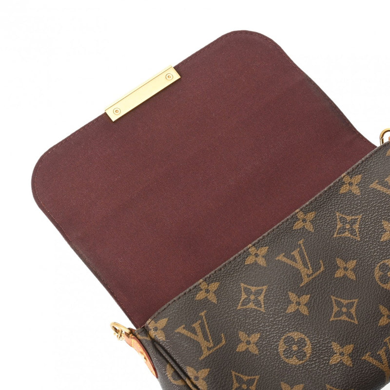 LOUIS VUITTON ルイヴィトン モノグラム フェイボリット PM 2WAY ブラウン M40717 レディース モノグラムキャンバス ショルダーバッグ Bランク 中古 銀蔵