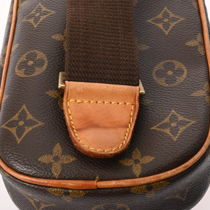 LOUIS VUITTON ルイヴィトン モノグラム ポシェットガンジュ ブラウン M51870 メンズ モノグラムキャンバス ボディバッグ Bランク 中古 銀蔵